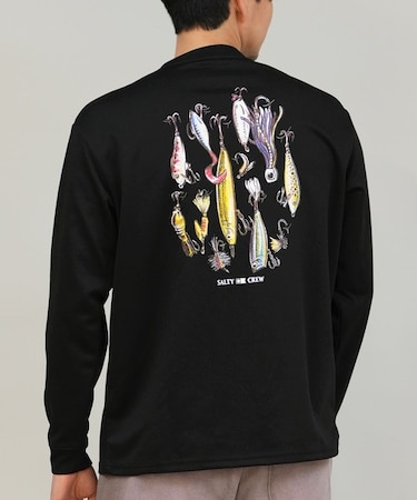 SALTYCREW/75-063 LURE GEAR UPF50+ 長袖 Tシャツ ロンT ソルティクルー メンズ ムラサキスポーツ