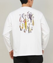 SALTYCREW/75-063 LURE GEAR UPF50+ 長袖 Tシャツ ロンT ソルティクルー メンズ ムラサキスポーツ