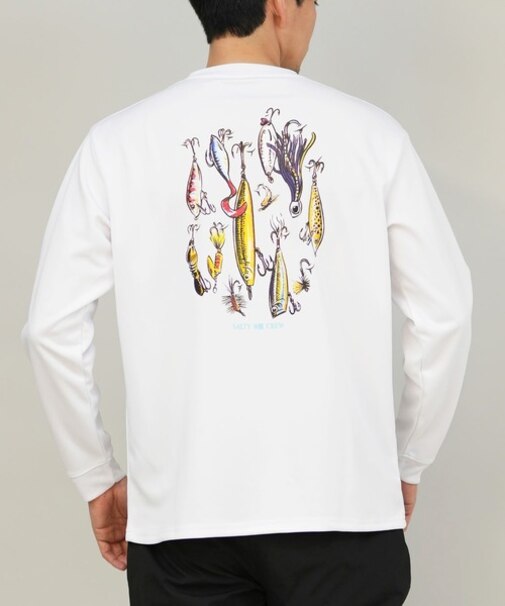 SALTYCREW/75-063 LURE GEAR UPF50+ 長袖 Tシャツ ロンT ソルティクルー メンズ ムラサキスポーツ