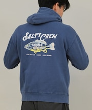 SALTYCREW/75-270 TACKLE　SHOP　PARKA ZIP ピグメント加工 ジップアップパーカー 長袖 ソルティクルー メンズ ムラサキスポーツ