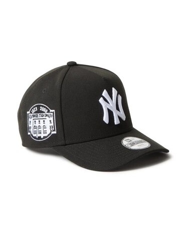 NEW ERA/キッズ 14671592 Youth 9FORTY A-Frame Black & White モノトーン ニューヨーク･ヤンキース キャップ 帽子 ニューエラ 男の子 女の子 ムラサキスポーツ