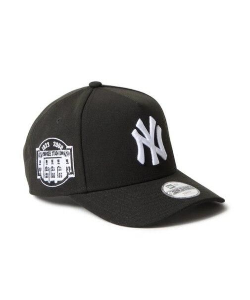 NEW ERA/キッズ 14671592 Youth 9FORTY A-Frame Black & White モノトーン ニューヨーク･ヤンキース キャップ 帽子 ニューエラ 男の子 女の子 ムラサキスポーツ