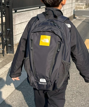 THE NORTH FACE/キッズ 22L ラウンディNMJ72358 バックパック デイパック リュック 遠足 通園 通学 ザノースフェイス 男の子 女の子 ムラサキスポーツ