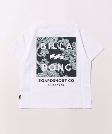 BILLABONG//キッズ BG015201 SQUARE LOGO ボーイズフィット「2026年春夏モデル」半袖Tシャツ ビラボン 男の子 女の子 ムラサキスポーツ