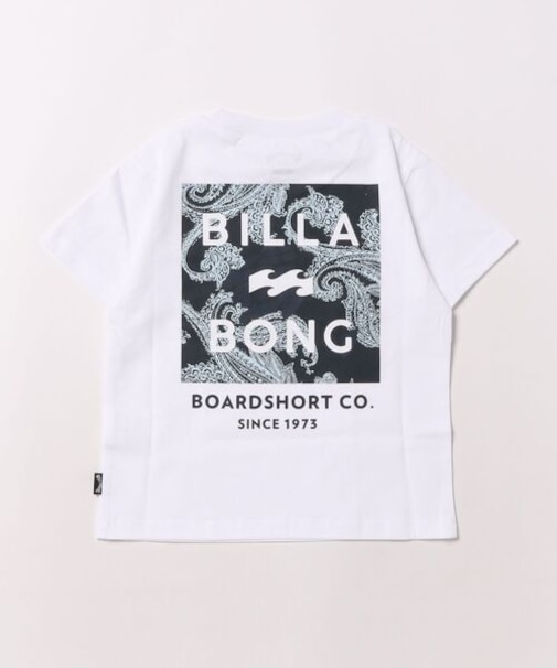 BILLABONG//キッズ BG015201 SQUARE LOGO ボーイズフィット「2026年春夏モデル」半袖Tシャツ ビラボン 男の子 女の子 ムラサキスポーツ