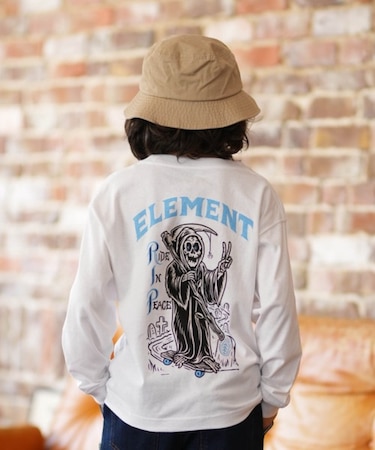 ELEMENT/キッズ BG025061 TIMBER RIP LS YOUTH 長袖Tシャツ ロンT エレメント 男の子 女の子 ムラサキスポーツ