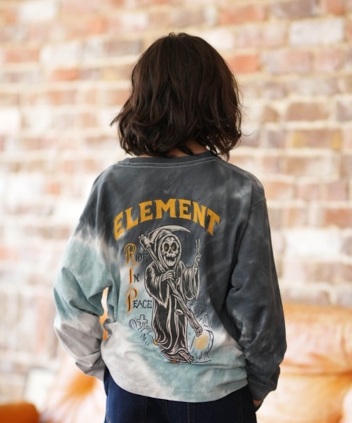 ELEMENT/キッズ BG025061 TIMBER RIP LS YOUTH 長袖Tシャツ ロンT エレメント 男の子 女の子 ムラサキスポーツ