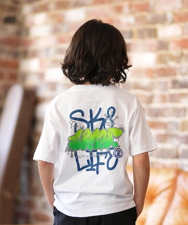 ELEMENT/キッズ BG025252 LAYER TAGGING SS YOUTH 半袖Tシャツ エレメント 男の子 女の子 ムラサキスポーツ