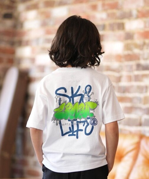 ELEMENT/キッズ BG025252 LAYER TAGGING SS YOUTH 半袖Tシャツ エレメント 男の子 女の子 ムラサキスポーツ
