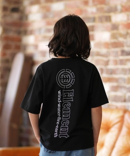 ELEMENT/キッズ BG025253 LINE LOGO SS YOUTH 半袖Tシャツ エレメント 男の子 女の子 ムラサキスポーツ