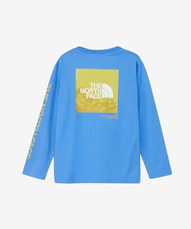THE NORTH FACE/キッズ NTJ32537 ロングスリーブスリーブグラフィックティー 長袖Tシャツ ザ・ノースフェイス 男の子 女の子 ムラサキスポーツ