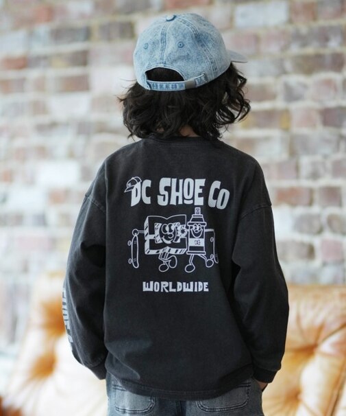 DC/キッズ YLT261509  26 KD PLAY BUDDY LS 長袖Tシャツ ロンT ディーシー 男の子 女の子 ムラサキスポーツ