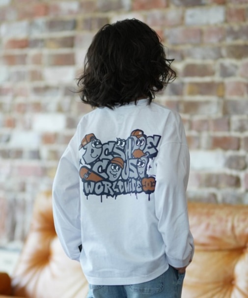 DC/キッズ YLT261510 26 KD SK CREW LS 長袖Tシャツ ロンT ディーシー 男の子 女の子 ムラサキスポーツ