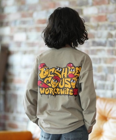 DC/キッズ YLT261510 26 KD SK CREW LS 長袖Tシャツ ロンT ディーシー 男の子 女の子 ムラサキスポーツ