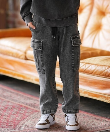 DC/キッズ YPT261503 26 KD WIDE CARGO PANT ロングパンツ ロンパン デニム ディーシー 男の子 女の子 ムラサキスポーツ