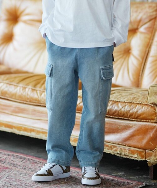 DC/キッズ YPT261503 26 KD WIDE CARGO PANT ロングパンツ ロンパン デニム ディーシー 男の子 女の子 ムラサキスポーツ