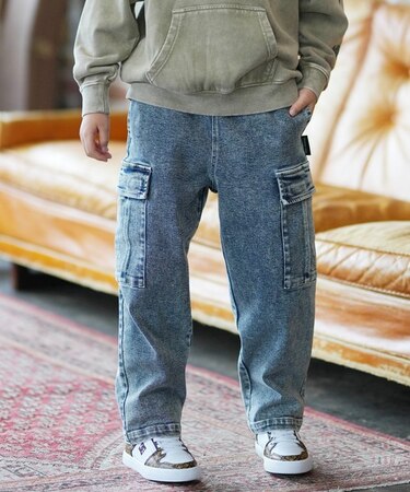 DC/キッズ YPT261503 26 KD WIDE CARGO PANT ロングパンツ ロンパン デニム ディーシー 男の子 女の子 ムラサキスポーツ