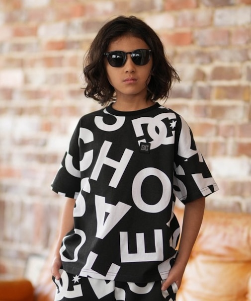 DC/キッズ YST261516 26 KD ALLOVER SS セットアップ対応 半袖Tシャツ ディーシー 男の子 女の子 ムラサキスポーツ