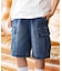 DC/キッズ YWS261504 26 KD WIDE CARGO SHORT ストレッチ ワイドシルエット カーゴパンツ ショートパンツ デニム ディーシー 男の子 女の子 ムラサキスポーツ