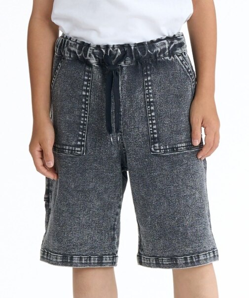 DC/キッズ YWS261505 26 KD WIDE PAINTER SHORT ストレッチ ワイドシルエット ハーフパンツ ショートパンツ デニム ディーシー 男の子 女の子 ムラサキスポーツ