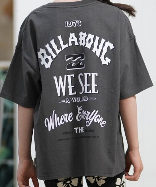 BILLABONG/キッズ BG015251 MESSAGE ARCH ルーズフィット 半袖Tシャツ ビラボン 女の子 男の子 ムラサキスポーツ