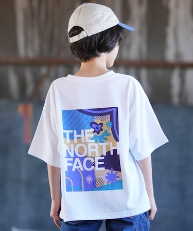 THE NORTH FACE/キッズ NTJ32601 ショートスリーブバックグラフィックワイドティー ワイドシルエット 半袖Tシャツ ザ・ノースフェイス 男の子 女の子 ムラサキスポーツ