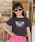 【ムラサキスポーツ別注】ROXY/キッズ GIRL MINI SUNSET CHASER 親子でお揃い ミニシルエット半袖Tシャツ ロキシー 女の子 ムラサキスポーツ