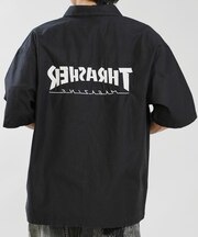 THRASHER/262TH1SH090 半袖シャツ スラッシャー メンズ ムラサキスポーツ