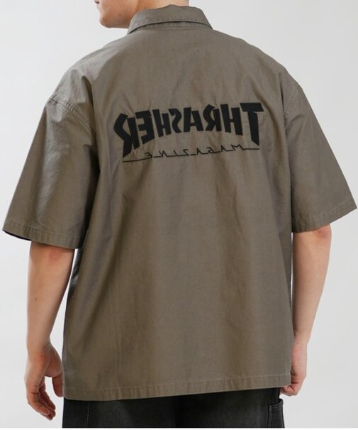 THRASHER/262TH1SH090 半袖シャツ スラッシャー メンズ ムラサキスポーツ