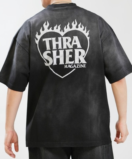 THRASHER/262TH1ST077 半袖Tシャツ スラッシャー メンズ ムラサキスポーツ