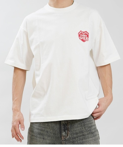 THRASHER/262TH1ST080 半袖Tシャツ スラッシャー メンズ ムラサキ