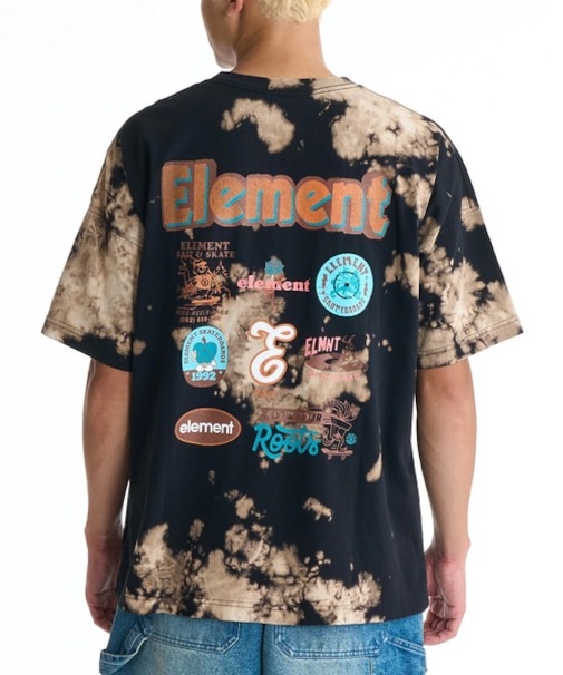 ELEMENT/BG021203 バックプリント 半袖Tシャツ エレメント メンズ ムラサキスポーツ