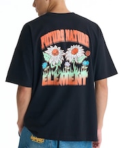 ELEMENT/BG021206 バックプリント 親子でお揃い 半袖Tシャツ エレメント メンズ ムラサキスポーツ