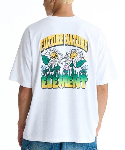 ELEMENT/BG021206 バックプリント 親子でお揃い 半袖Tシャツ エレメント メンズ ムラサキスポーツ