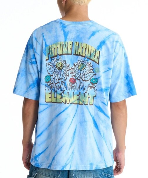 ELEMENT/BG021206 バックプリント 親子でお揃い 半袖Tシャツ エレメント メンズ ムラサキスポーツ