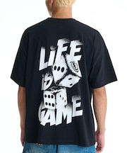 ELEMENT/BG021208  バックプリント 半袖Tシャツ エレメント メンズ ムラサキスポーツ