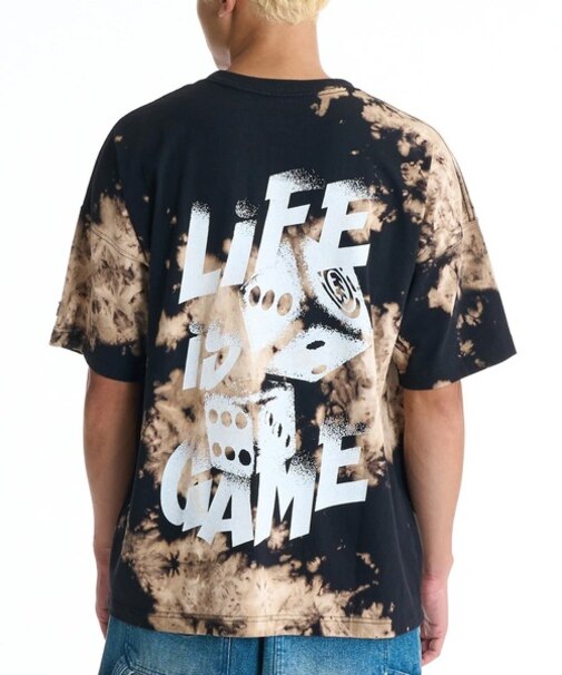 ELEMENT/BG021208 バックプリント 半袖Tシャツ エレメント メンズ ムラサキスポーツ