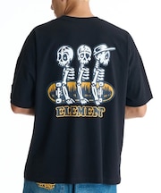 ELEMENT/BG021212 バックプリント 親子でお揃い 半袖Tシャツ エレメント メンズ ムラサキスポーツ