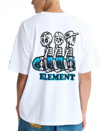 ELEMENT/BG021212 バックプリント 親子でお揃い 半袖Tシャツ エレメント メンズ ムラサキスポーツ
