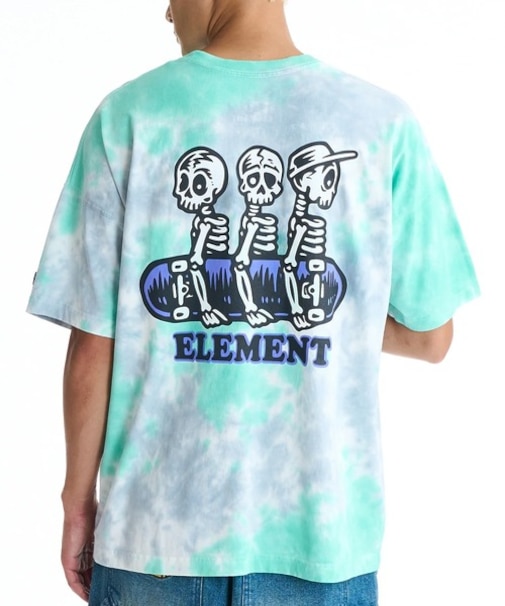 ELEMENT/BG021212 バックプリント 親子でお揃い 半袖Tシャツ エレメント メンズ ムラサキスポーツ