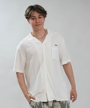 RVCA/BG041121 IRON ON SH レーヨン生地 半袖シャツ ルーカ メンズ ムラサキスポーツ