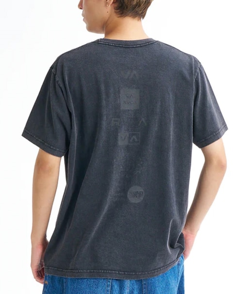 RVCA/BG041219 半袖 Tシャツ バックプリント ALL RVCA SS Tシャツ ルーカ メンズ ムラサキスポーツ