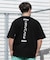 【限定】RVCA/BG041P05 半袖 Tシャツ バックプリント BALANCE HEX LINE ST ルーカ メンズ ムラサキスポーツ限定