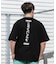 【限定】RVCA/BG041P05 半袖 Tシャツ バックプリント BALANCE HEX LINE ST ルーカ メンズ ムラサキスポーツ限定
