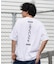 【限定】RVCA/BG041P05 半袖 Tシャツ バックプリント BALANCE HEX LINE ST ルーカ メンズ ムラサキスポーツ限定