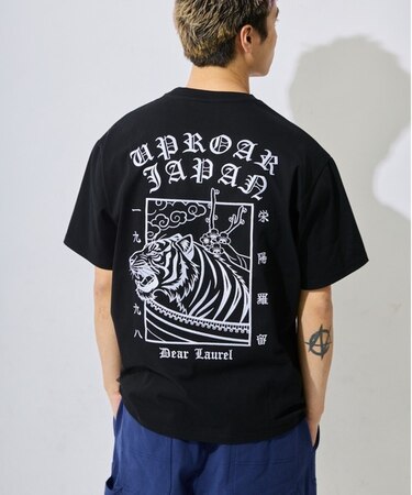 ムラサキスポーツ限定 DEAR LAUREL DL26S-2105 LETTER SOUL J CARD 和柄刺繍Tシャツ 半袖Tシャツ ディアローレル メンズ ムラサキスポーツ ムラサキスポーツの通販 mall アンドモール 公式通販