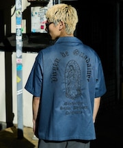 【ムラサキスポーツ限定】DEAR LAUREL/DL26S-2404 LETTER SOUL MARIA SHIRT 半袖シャツ ディアローレル メンズ ムラサキスポーツ