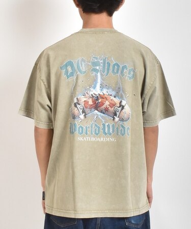 DC/DST261028 バックプリント 半袖Tシャツ ディーシー メンズ ムラサキスポーツ