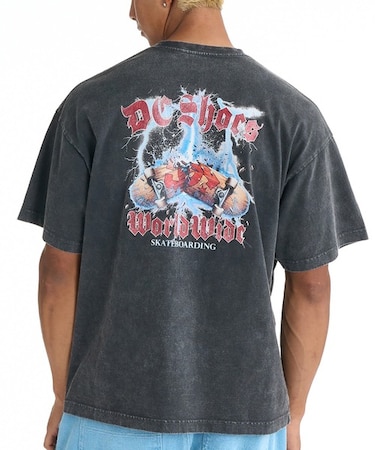 DC/DST261028 バックプリント 半袖Tシャツ ディーシー メンズ ムラサキスポーツ