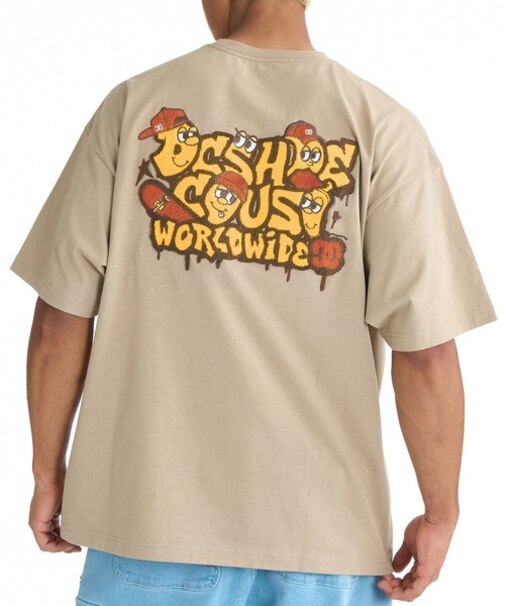 DC/DST261031 バックプリント 半袖Tシャツ ディーシー メンズ ムラサキスポーツ